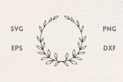 Simple laurel SVG Product Image 1