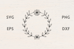 Wildflower frame SVG Product Image 1