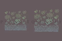 flower garden spring skinny tumbler sublimation design for 20oz and 30oz skinny tumbler sublimation wrap