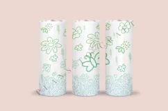 flower garden spring skinny tumbler sublimation design for 20oz and 30oz skinny tumbler sublimation wrap