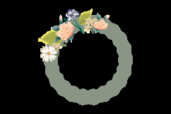 Flower geometric frame ornament decorative Product Image 2