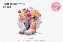 watercolor floral wreath, flowers bucket clipart, sublimation nursery drawing, wedding  Flower In Boots Floral Wreath Clipart PNG Scrapbooking Image Nursery Watercolor  Transparent wedding invitation shirt designs sublimation printable digital bloom
