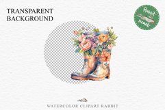 Flower In Boots Floral Wreath Clipart PNG Scrapbooking Image Nursery Watercolor Transparent wedding invitation shirt designs sublimation printable digital bloom watercolor floral wreath, flowers bucket clipart, sublimation nursery drawing, wedding invitat