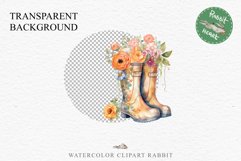Flower In Boots Floral Wreath Clipart PNG Scrapbooking Image Nursery Watercolor Transparent wedding invitation shirt designs sublimation printable digital bloom watercolor floral wreath, flowers bucket clipart, sublimation nursery drawing, wedding invitat