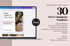 Flower Instagram Canva Social Media Templates Product Image 10