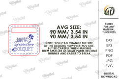 3D Flower Jar Topper Laser Cut. Mason Jar Topper SVG Product Image 2