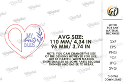 3D Flower Jar Topper Laser Cut. Mason Jar Topper SVG Product Image 2