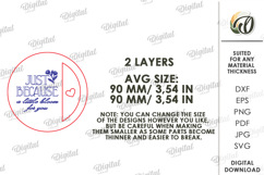 3D Flower Jar Topper Laser Cut. Mason Jar Topper SVG Product Image 2