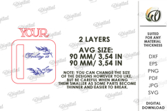 3D Flower Jar Topper Laser Cut. Mason Jar Topper SVG Product Image 2