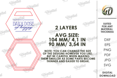 3D Flower Jar Topper Laser Cut. Mason Jar Topper SVG Product Image 2