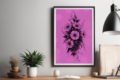 Flower line tattoo Product Image 1