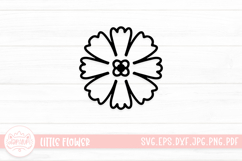 Cute Little Flower Mandala SVG Cut File Product Image 1