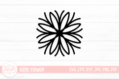 Cute Little Flower Mandala SVG Cut File Product Image 1