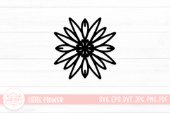 Cute Little Flower Mandala SVG Cut File Product Image 1