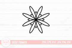 Cute Little Flower Mandala SVG Cut File Product Image 1