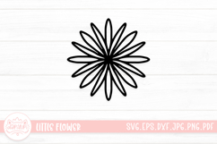 Cute Little Flower Mandala SVG Cut File Product Image 1