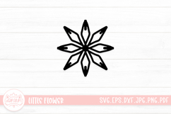 Cute Little Flower Mandala SVG Cut File Product Image 1