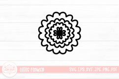 Cute Little Flower Mandala SVG Cut File Product Image 1