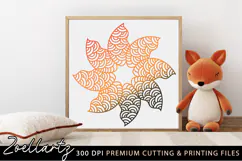Floral Illustration Floral SVG Cut File for T-shirt Mug Tote Product Image 3