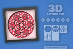 Mandala Layered Laser Cut SVG Product Image 3