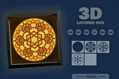 Mandala Layered Laser Cut SVG Product Image 2