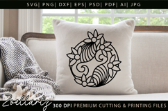 Floral Mandala SVG Cut Files Flower Mandala Illustration Product Image 3