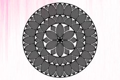 Flower Mandala Cut File, Lasercut Mandala SVG, Mandala SVG Product Image 2