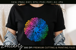 Flower Mandala SVG for Cricut Floral Mandala Silhouette SVG Product Image 7