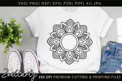 Floral Mandala SVG Cut Files Flower Mandala Illustration Product Image 7