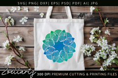 Floral Mandala SVG Cut Files Flower Mandala Illustration Product Image 8