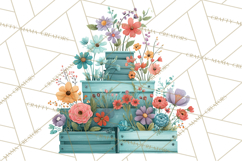 Whimsical Flower Market PNG Clipart Floral Props Product Image 5