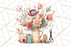 Whimsical Flower Market PNG Clipart Floral Props Product Image 3