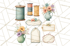 Whimsical Flower Market PNG Clipart Floral Props Product Image 5