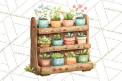 Whimsical Flower Market PNG Clipart Floral Props Product Image 2