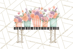 Whimsical Flower Market PNG Clipart Floral Props Product Image 4