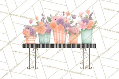 Whimsical Flower Market PNG Clipart Floral Props Product Image 4