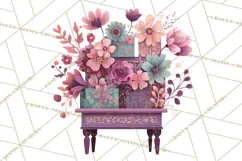 Whimsical Flower Market PNG Clipart Floral Props Product Image 5
