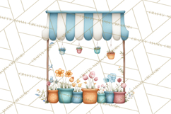 Whimsical Flower Market PNG Clipart Floral Props Product Image 2
