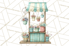 Whimsical Flower Market PNG Clipart Floral Props Product Image 3