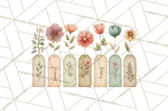 Whimsical Flower Market PNG Clipart Floral Props Product Image 3