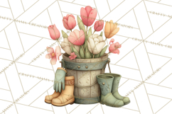 Whimsical Flower Market PNG Clipart Floral Props Product Image 4
