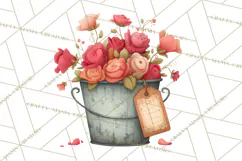 Whimsical Flower Market PNG Clipart Floral Props Product Image 5