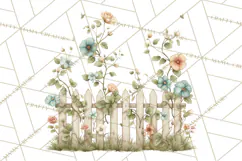 Whimsical Flower Market PNG Clipart Floral Props Product Image 2