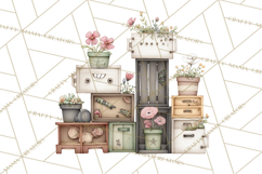 Whimsical Flower Market PNG Clipart Floral Props Product Image 5