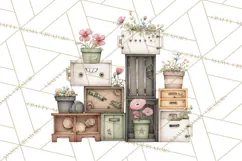 Whimsical Flower Market PNG Clipart Floral Props Product Image 5