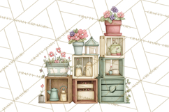 Whimsical Flower Market PNG Clipart Floral Props Product Image 2