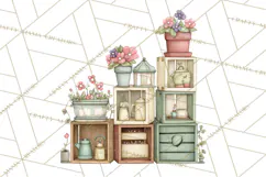 Whimsical Flower Market PNG Clipart Floral Props Product Image 2