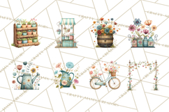 Whimsical Flower Market PNG Clipart Floral Props Product Image 2