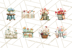 Whimsical Flower Market PNG Clipart Floral Props Product Image 6