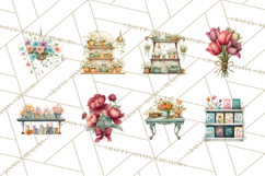 Whimsical Flower Market PNG Clipart Floral Props Product Image 7